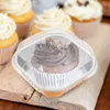Kubki jednorazowe słomki 20 zestawów wspornika Pieczenie akcesoria domowego pudding mini pojemniki na żywność deser aluminiowy kwadratowy stojak na ciasto