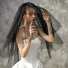 Brautschleier Ankunft Schwarze Kurze Hochzeit Für Die Braut Velos De Novia Zubehör Welon Matrimonio