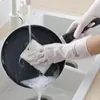 Disposable Gloves Reusable Kitchen Dish Washing Latex Waterproof Wear-resistant Thin Magic Cleaning