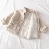 Coat Fashion Baby Girl Boy Winter Jacket Thick Lamb Wool Infant Toddler Child Warm Sheep Like Outwear Cotton 1 8Y l230728