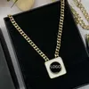 Designer jewelry necklace Necklace High Edition Summer New Metal Splice Minimalist Collar Chain for Women