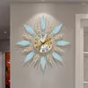 Wandklokken Iron Art Creatieve Eenvoudige Klok Woonkamer Woondecoratie Elektronische Quartz Modern Design