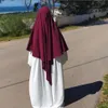 Muzułmański długi Khimar Ramadan formalny odzież modlitewna Hidżab Kobiety Niqab burka Islamska Turcja Namaz Burka Musulman EID JILBAB DJELLABA194D