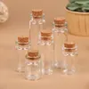 Bouteilles de stockage flacons vide maison bouteille 5/6/8/10/12/15 ml noël vacances pour décoration mariage verre 5 pièces souhait clair petit