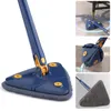 Mops Triangle Mop 360 Rotatable Extendable Adjustable 110 Cm Cleaning For Tub Tile Floor Wall Deep 230728