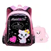 Bolsas escolares Grado 1-6 Niños Bolsas escolares para niñas Impresión Impresión Escuela de dibujos animados de dibujos animados mochila para niños Mochila set 230728