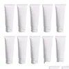 Imballaggio Bottiglie 15Ml 20Ml 30Ml 50Ml 100Ml Vuoto Bianco Make Up Soft Cosmetic Cream Lotion Bottle Contenitori di plastica riutilizzabili per Show Otrig