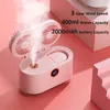 In1 ładowalny bezprzewodowy nawilżacz powietrza z wentylatorem kondycjonującym LED LED Ultrasonic Cool Mist Maker Fogger USB Aroma dyfuzor