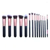 Makeup Borstes 14 Piece Brush Set Base Powder Concealer Eye Shadow Eyebrow Contour Combination Tool Beauty Egg