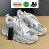 2023 män kvinnor casual skor vercasees Italy Triple Black White 2.0 Gold Fluo Multi Color Suede Floral Reflective Vecase Chain Reaction Dhgate Sneakers Trainers