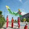 새로운 3 1m 4 어린이 무대 무대 착용 소품 실크 프린트 패브릭 중국 용 댄스 꼭두각시 중국 민속 축제 축하 마스코트 의상 280p