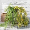 Dekoratif çiçekler yapay bitki at atın toynak sarmaşık duvar asılı rattan açık bahçe düğün ev dekor aksesuarları plastik yapraklar sahte