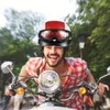 Capacetes de motocicleta para homens ciclismo máscara facial de liberação rápida fivela respirável peso leve