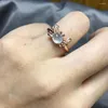 Обручальные кольца милый животный краб для женщин натуральный камень опал кольцо регулируем