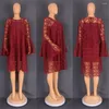 Ethnische Kleidung Dubai Afrikanische Spitze Kleider Für Frauen Plus Größe Zwei Stück Set Weiß Abayas Robe Africains Femme 2023 Party kleid