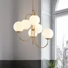 Lustres Lustre Nordique Designer Lampe Suspendue En Verre Pour Salon Chambre Étude Loft Décor Lumière Moderne Maison E27 Plafond