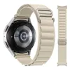 Cinturini per orologi Cinturino da 20mm per orologio Galaxy 456 44mm 40mm 6 classico 47mm 43mm Cinturino in nylon con anello alpino Cinturino per orologio Galaxy 5 Pro 45mm 230729