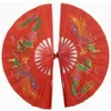 Kung fu fan tai chi double hand fan bamboo fan left and right hand fan 38cm or 34cm279c