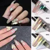 Nail Glitter Neon Aurora Poeder Luchtkussen Pen Transparant Nail Art Glitter Chroom Spiegel Poeders Nagel Pen Holografische Manicure Accessoires 230729