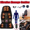 Multifunctional Car Chair Body Massage Heat Mat Seat Cover Cushion Neck Pain Lumbar Support Pad Back Massager H220428226K