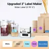 Phomemo Label Maker- M221 Address Label Printer 3Inch Portable BT Label Maker Machine For Barcode, Address, Logo, Mailing, Stickers, Small Business, Home, Office, White