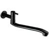 Kitchen Faucets Swivel 360 Degree Rotation Faucet Black Stainless Steel Sink Mixer Water Tap Wall Mounted Pool