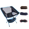 Mobilier de camping Chaises de plage Chaise de camping Léger Extérieur Pliant Touriste Portable Lune Aviation Tube En Aluminium Homme Paresseux