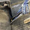 Jeans da uomo Pantaloni a matita Pantaloni attillati da uomo Chiusura con cerniera ritagliata Abbigliamento skinny strappato