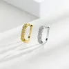 Dos Boucles D'oreilles Dainty Pas De Piercing Oreille Trou Clip Pour Femmes Incrusté Zircon Conque Orbital Kpop Manchette Boucle D'oreille Bijoux De Mode EF055