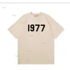 2023 T-shirt da uomo T-shirt estive Essentia Unisex 1977 Tute da uomo Stampate Tuta sportiva casual High Street Manica corta allentata M3