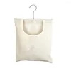 Förvaringslådor hängande kläder pag väska tvättbar utrymme sparande linje påse stor kapacitet med 360 graders roterande krok klädnyp