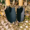 Set di utensili manuali professionali 3PCS Attrezzi per piante da giardino Mini manico in legno Pala Rastrello Vanga Bonsai Kit di piante grasse per invasatura Diserbo 211G