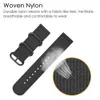 Pulseiras de relógio 18mm 24mm 22mm 20mm Nylon tecido pulseira esportiva para Galaxy 4 5 Gear S3 Classic Active 12 para Amazfit Fabric band 230729