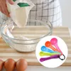 Spoons Baking Tools Multicolored Measuring Double Scale Kitchen Milk Powder Color Plastic 5-piece