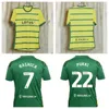 23 24 Norwich Pukki Soccer Jerseys City 2023 2024 Hugill Rashica McLean Dowell Buendia Tzolis Sargent Home Yellow Away Red Kit Football Jersey Sports