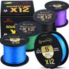 Требовая линия Sougayilang Super Strong 12 Strands Praind Fishing x12 PE 350M 550M Multifilament Resation Resation Lines 230729