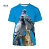 Hommes t-shirts 2023 Pigeon 3D T-shirt mode décontracté à manches courtes été Harajuku Animal oiseau imprimer