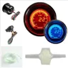 2 pouces 52mm Turbo Boost jauge de vide Psi 12V voiture bleu rouge lumière LED teinte lentille écran LCD Auto compteur numérique instrument Univers211K