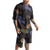 Survêtements pour hommes hawaïens hommes Harajuku Sportswear costume impression 3D T-shirt et Shorts plage station balnéaire mode décontracté été tendance vêtements
