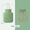 Bouteilles d'eau Remplissage de bouteilles en silicone Chauffe-mains Sac chaud pratique pour le ventre Chauffage au micro-ondes