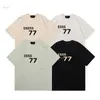 Ess 1977 77 Desiger Tij Mes T Shirts Borst Brief Lamiated Prit Korte Mouw Casual T-shirt 100% Pure Cotto Tops voor Me Ad 02