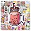 Nouveau 10 50 100 PCS Mignon Dessin Animé Perle Lait Thé Autocollants Pack pour Fille Boba Bubble Teas Sticker Autocollant À DIY Bagages Ordinateur Portable Guitare Ca234x