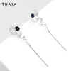 Stud Thaya Vintage Vrouwen Oorbellen Handgemaakte Originele Ontwerp Mode Dangle Earring Voor Party Fijne Sieraden Geschenken 230729