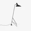 Vloerlampen Amerikaanse vintage dimbare lamp Minimalistische stijl Salonbank Zijslaapkamer Leesverlichting Zwart metaal