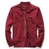 Men's Jackets 2023 Jacket Jacketbrand Mens Quality Thin Coat Bomber Baseball Spring Solid Coats Male Casual Red