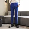 Men's Suits 2023 Brand Clothing Spring Slim Fit Casual Business Suit Trousers / Male Fashion Cotton Large Size Pants M-6XL