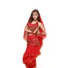 Scen Wear Belly Dance Performance Suit 2023 Festival outfit Women Hanging Coin Swivel Pants Costume For Oriental