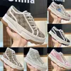 2024 Designer Kvinnor Casual Shoes Italy Lågtyg 1977 Hög toppbrev Högkvalitativ sneaker Beige Ebony Canvas Tennis Shoe Luxury Tyg TRIMS Tjocksolade skor