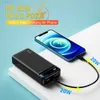 Mobiltelefon Power Banks Power Bank 20000Mah Portable Charger Externt batteri QC PD 3.0 Fast Charging PowerBank 20000 MAH för iPhone 13 Xiaomi Samsung L230728