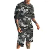 Survêtements pour hommes hawaïens hommes Harajuku Sportswear costume impression 3D T-shirt et Shorts plage station balnéaire mode décontracté été tendance vêtements